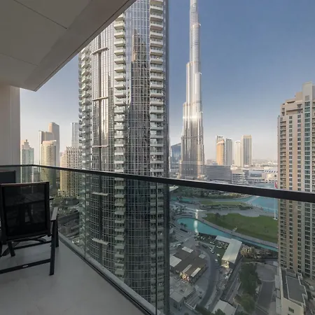 Spacious 3Br Plus Maids Burj Khalifa View Dubai Exterior photo