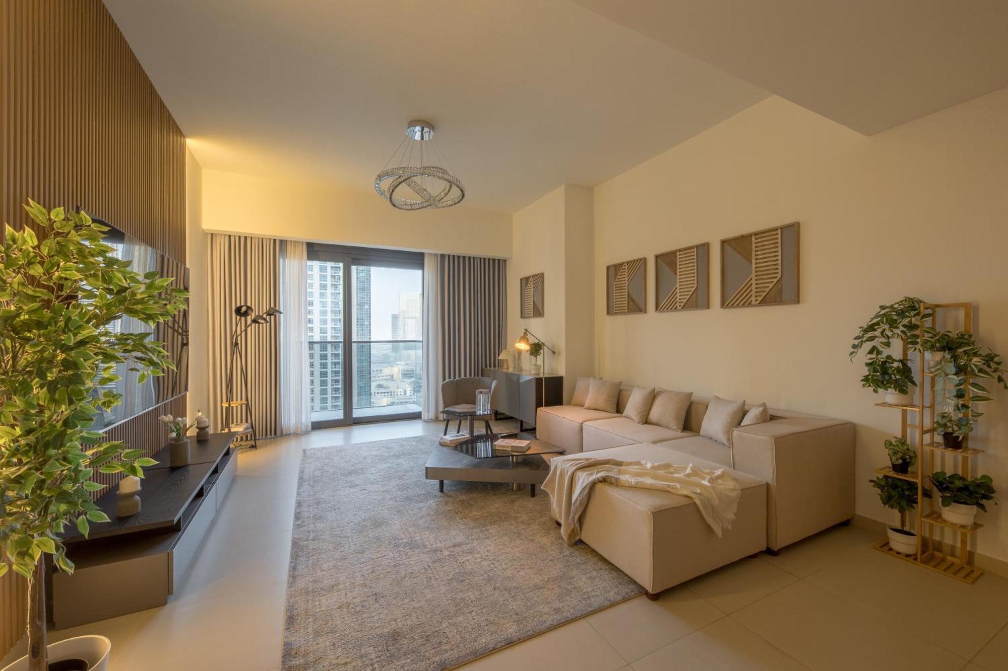 Apartment Spacious 3br Maids Burj Khalifa View Dubai